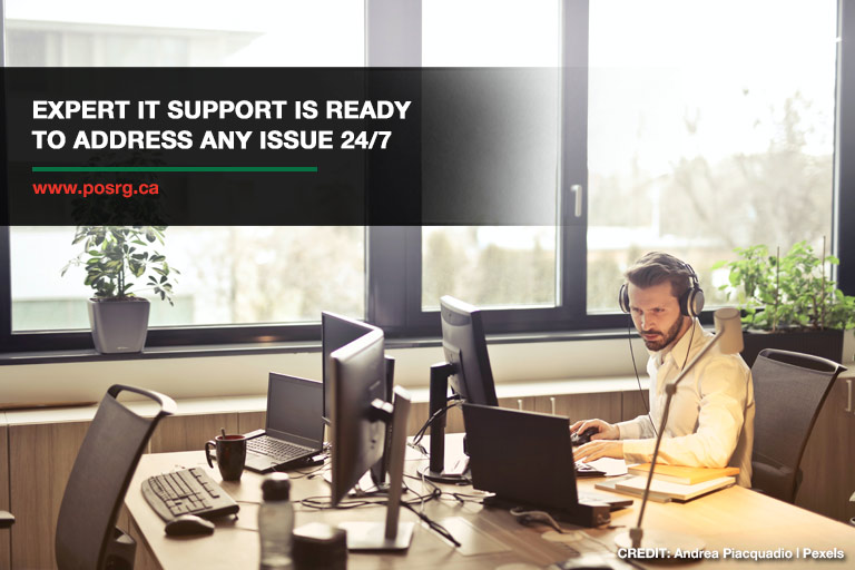 Expert IT support is ready to address any issue 24/7