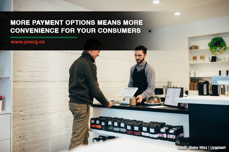 More payment options means more convenience for your consumers
