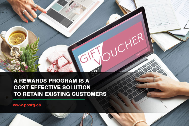 A rewards program is a cost-effective solution to retain existing customers