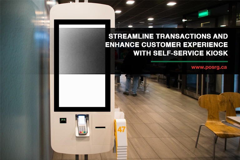 Streamline transactions and enhance customer experience with self-service kiosk